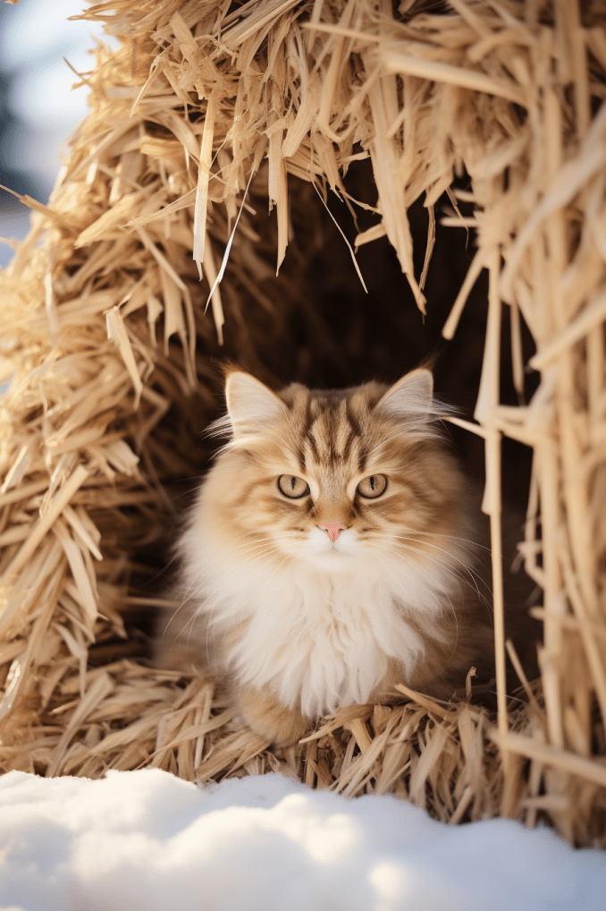 Crafting Cozy Havens DIY Cat Houses for Winter