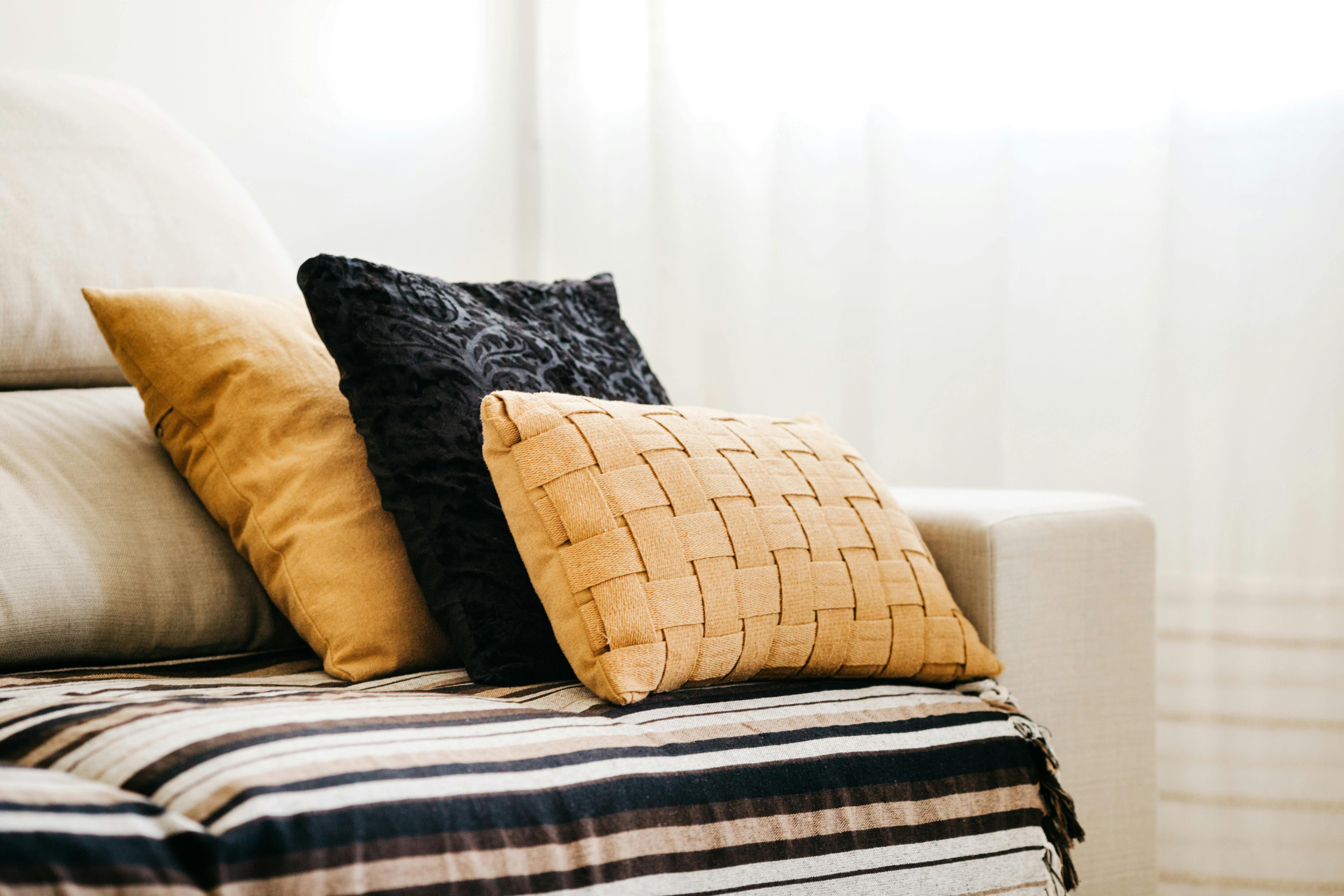Photo Of Pillows On Sofa · Free Stock Photo