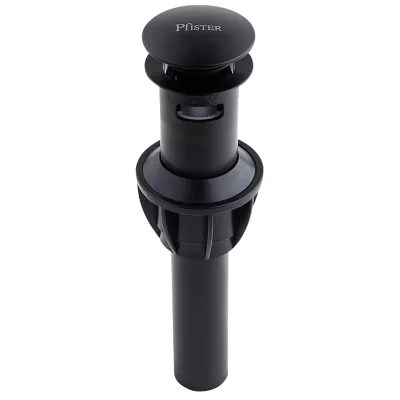 Matte Black Genuine Replacement Part 972053B Push & Seal Drain