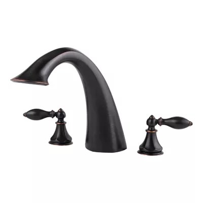 Tuscan Bronze Catalina 806E0BY 2Handle Complete Roman Tub Faucet