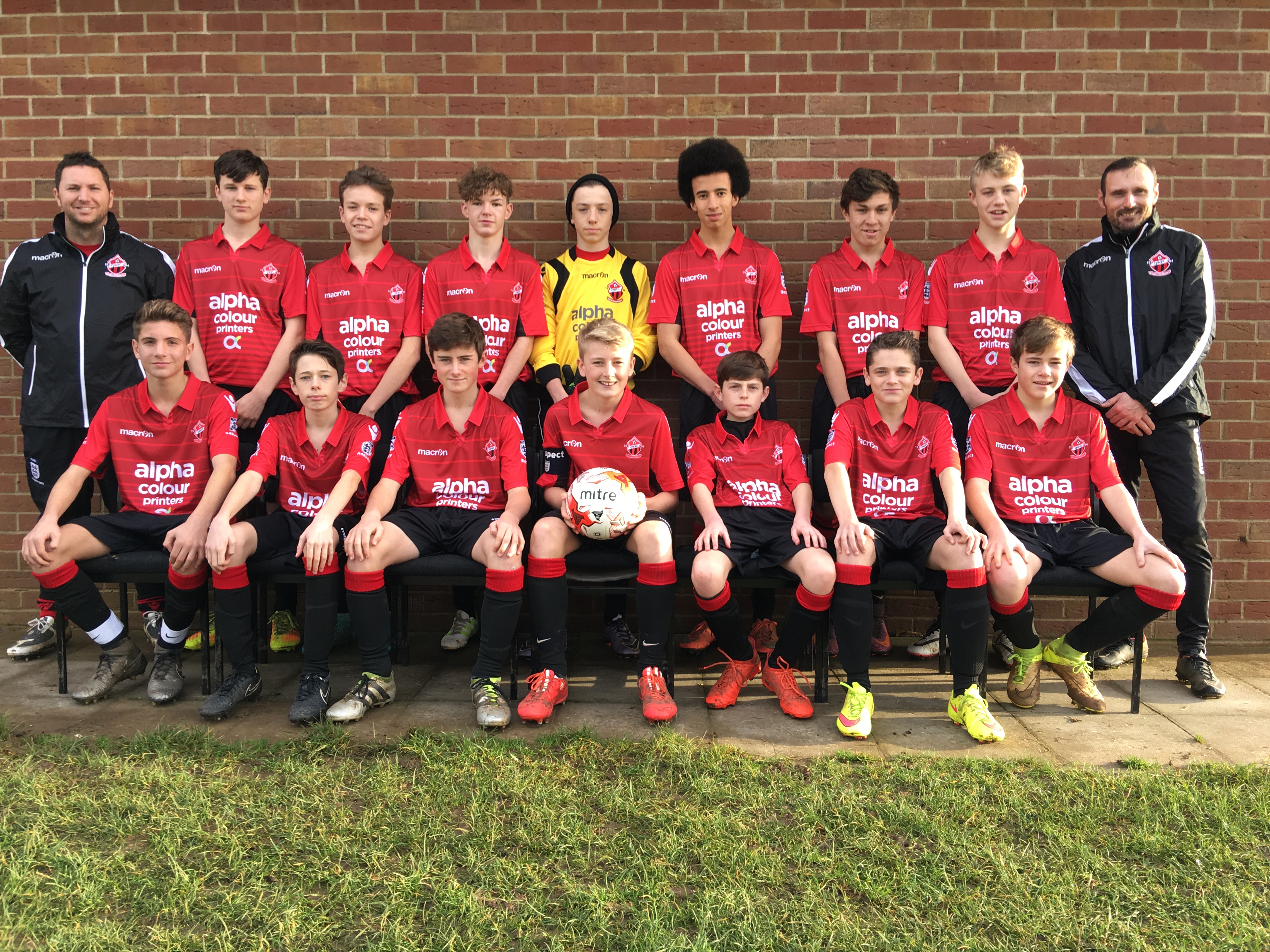 Tewkesbury Town Panthers U15 2 vs. 6 Quedgeley Wanderers Reds U15 29 January 2017 U15 (Reds