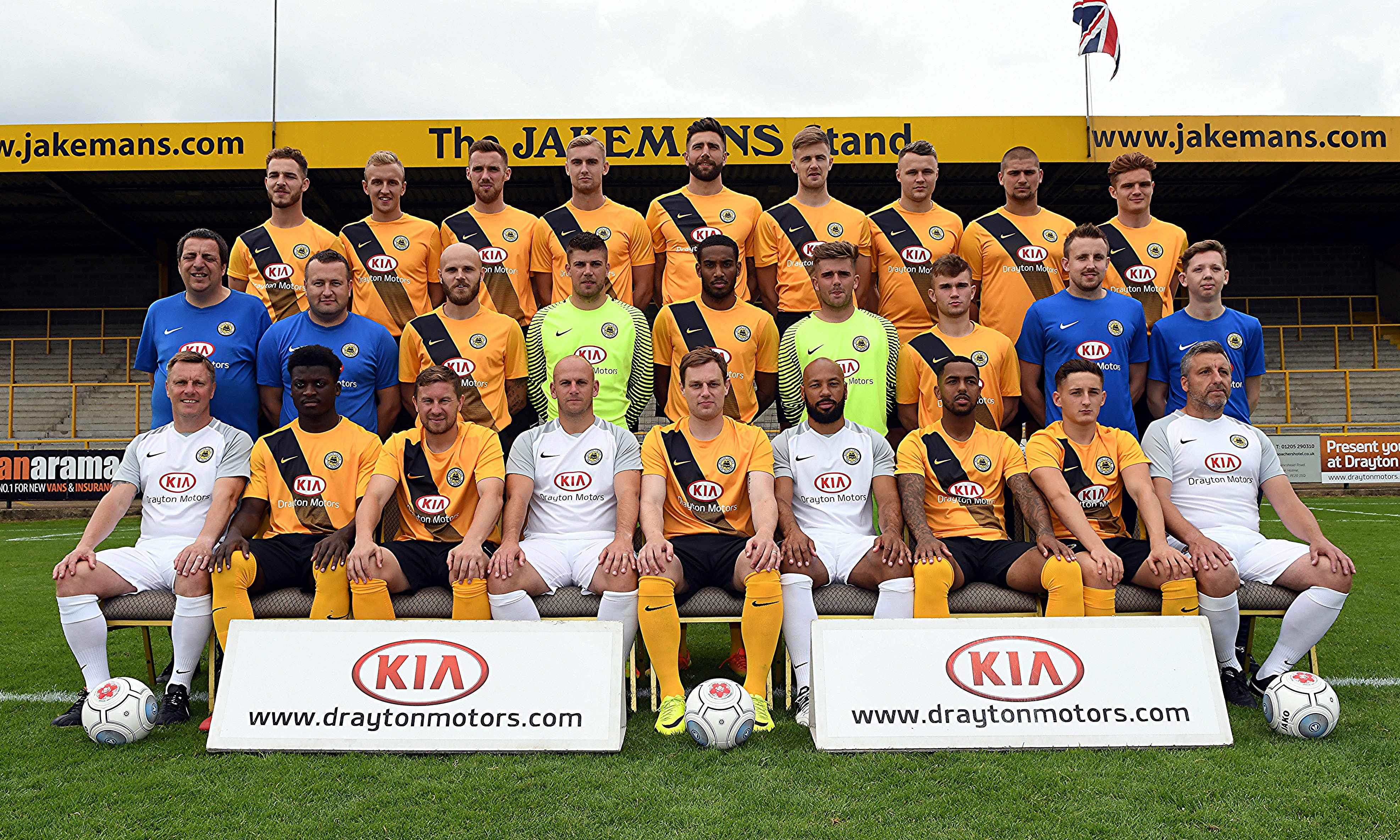 Boston United vs. Spennymoor Town 12 August 2017 First Team