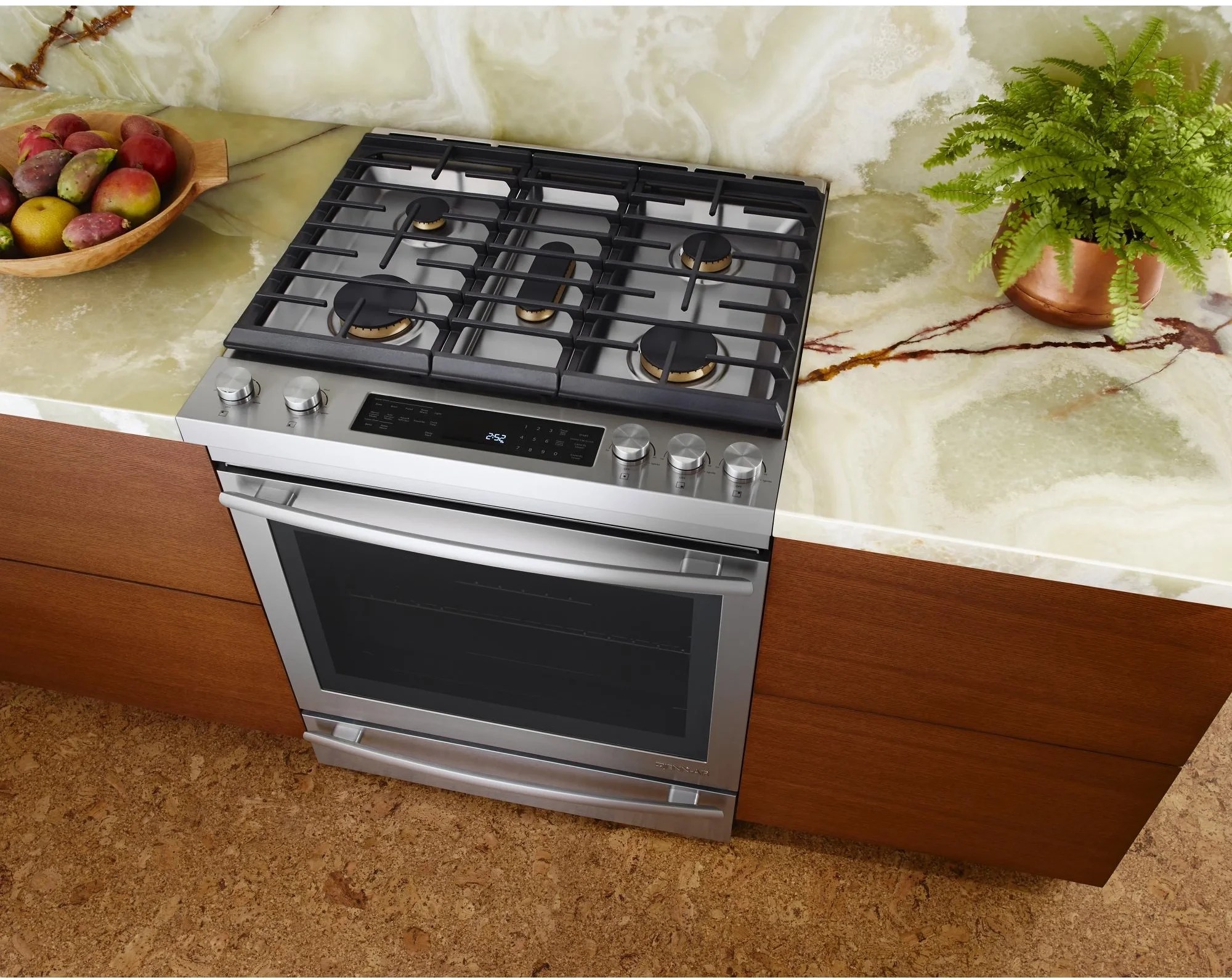 Jenn Air JGS1450FS 30 Inch SlideIn Gas Range with 5 Sealed Burners