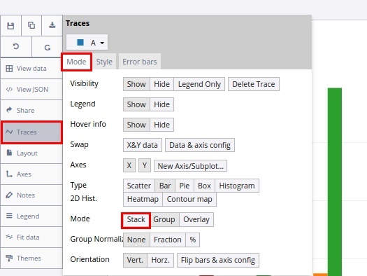 Make a Stacked Bar Chart Online with Chart Studio and Excel