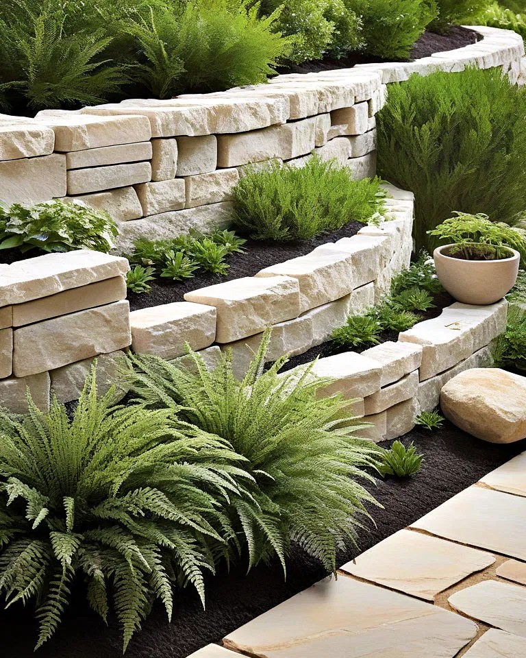 15 Natural Rock Retaining Wall Ideas for A Rustic Touch