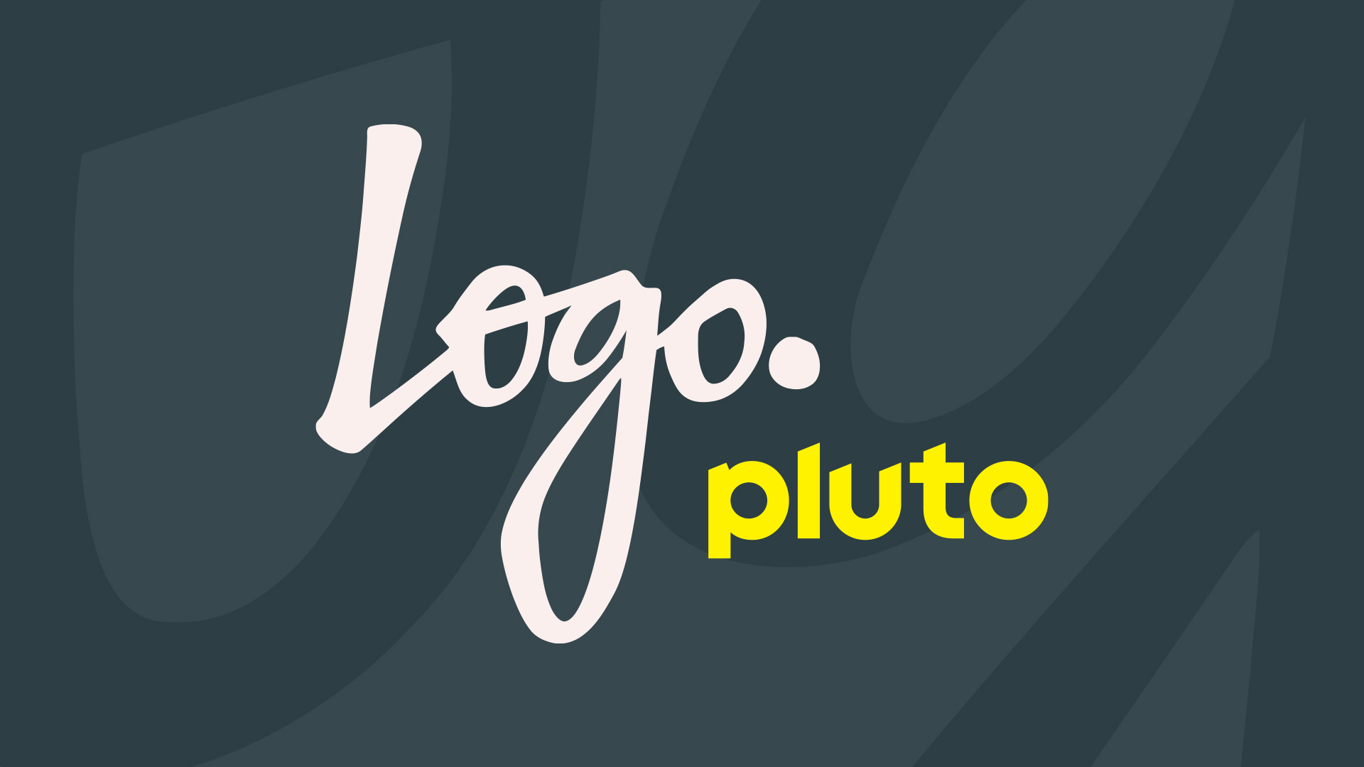 Logo Pluto TV on Pluto TV
