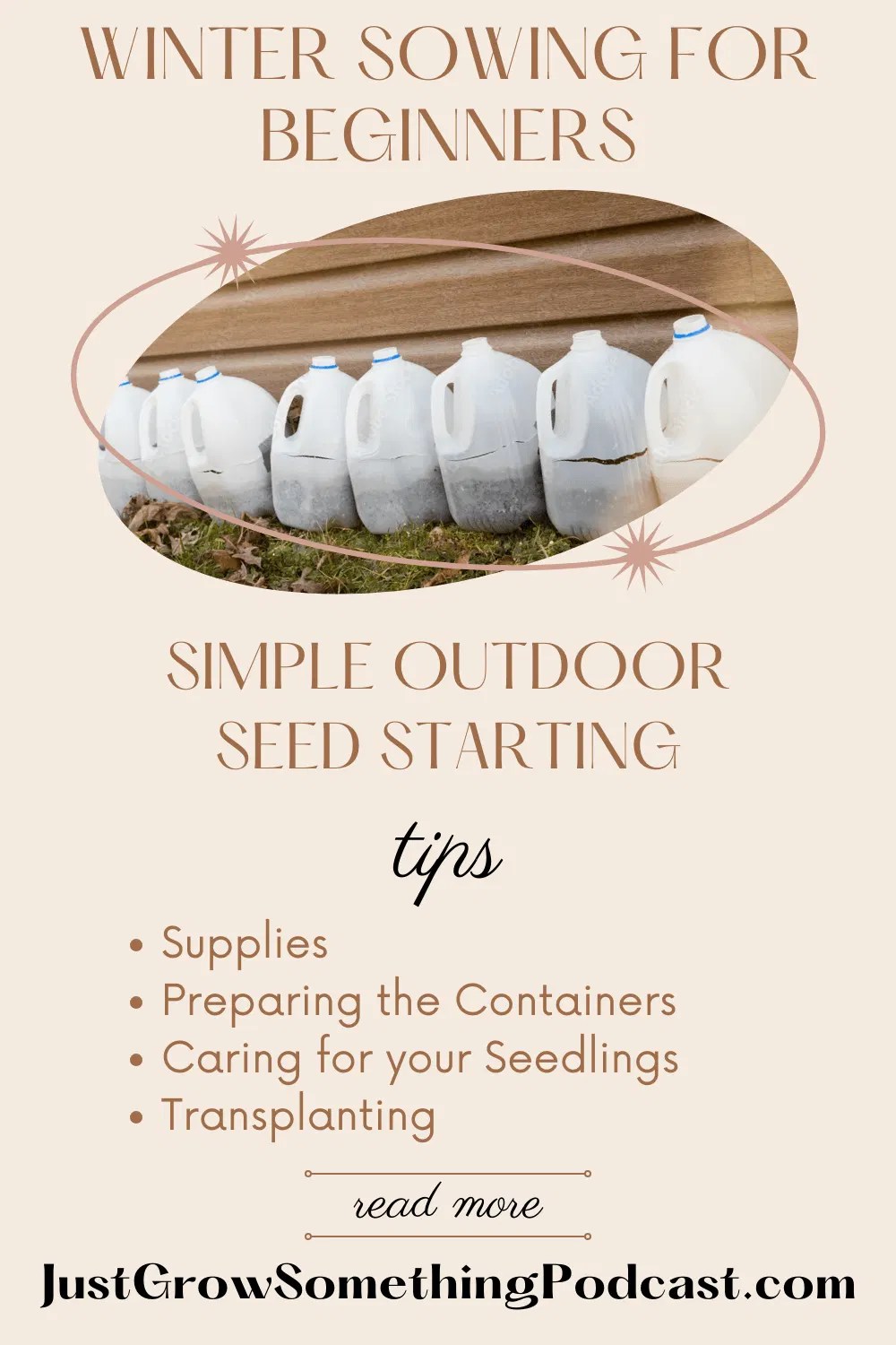 Winter Sowing A Beginner's Guide to Outdoor Seed Starting Just Grow