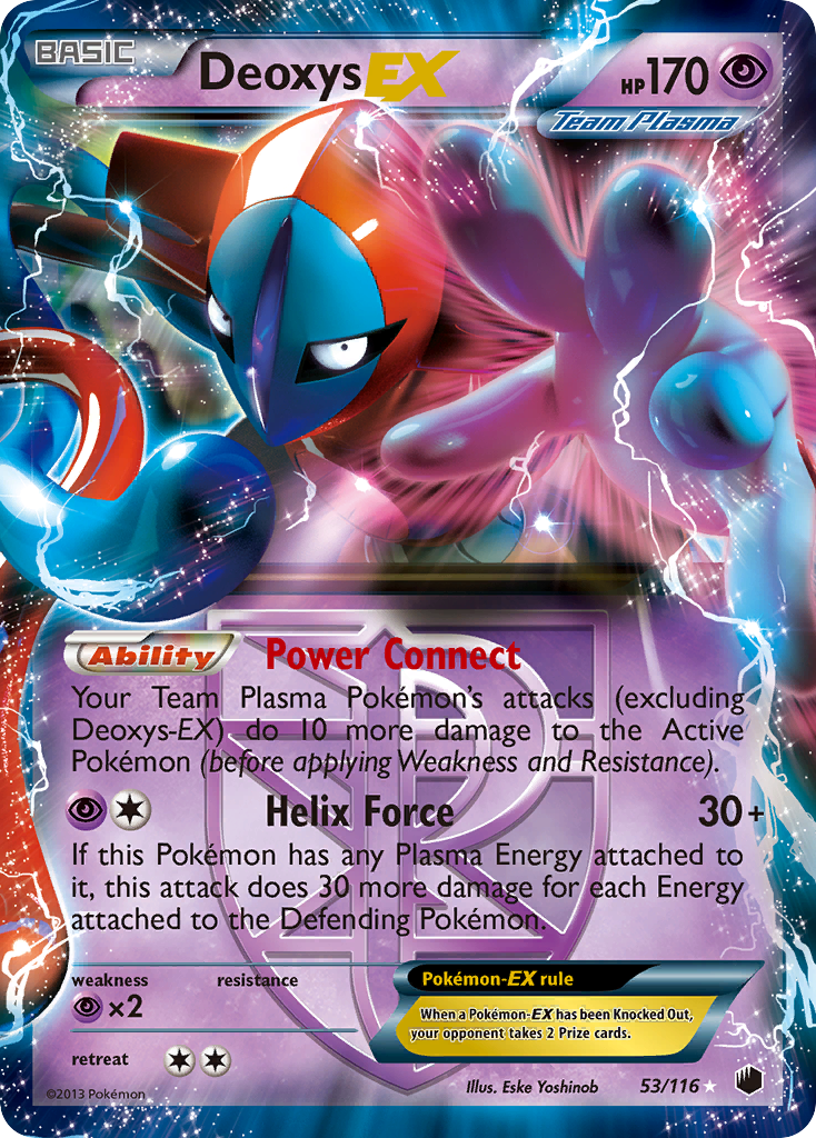DeoxysEX Plasma Freeze Card Price How much it's worth? PKMN Collectors