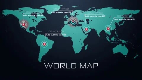 World Map After Effects World Map After Effects Templates ~ After Effects Projects | Pond5