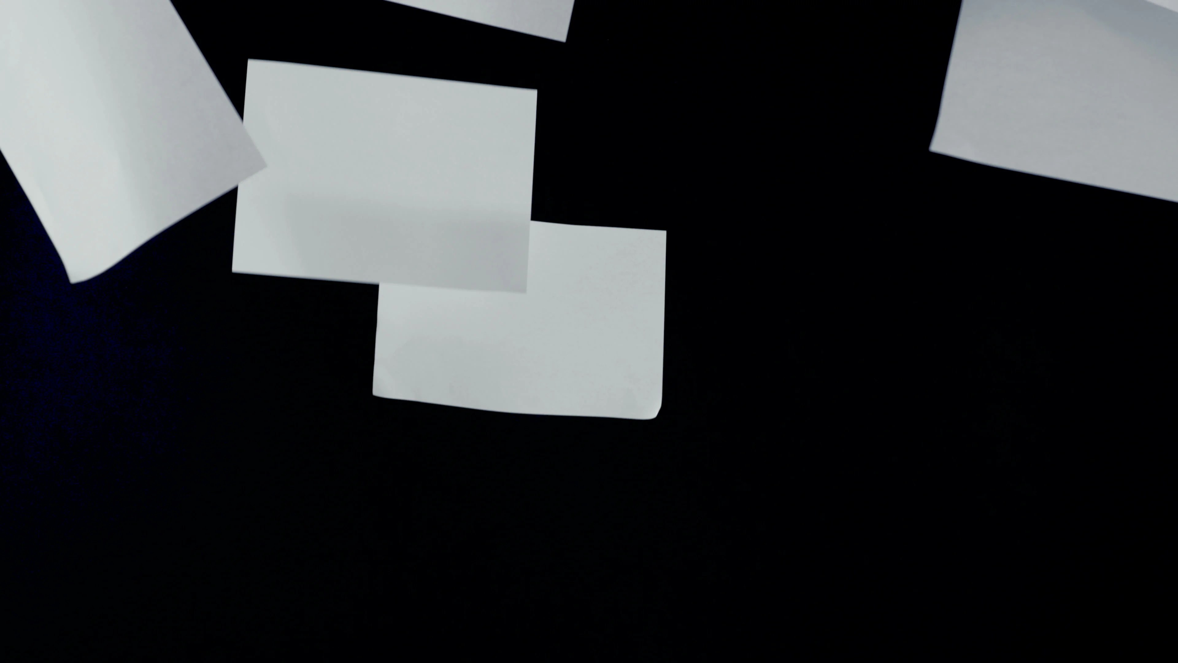 Falling Sheet Of Paper