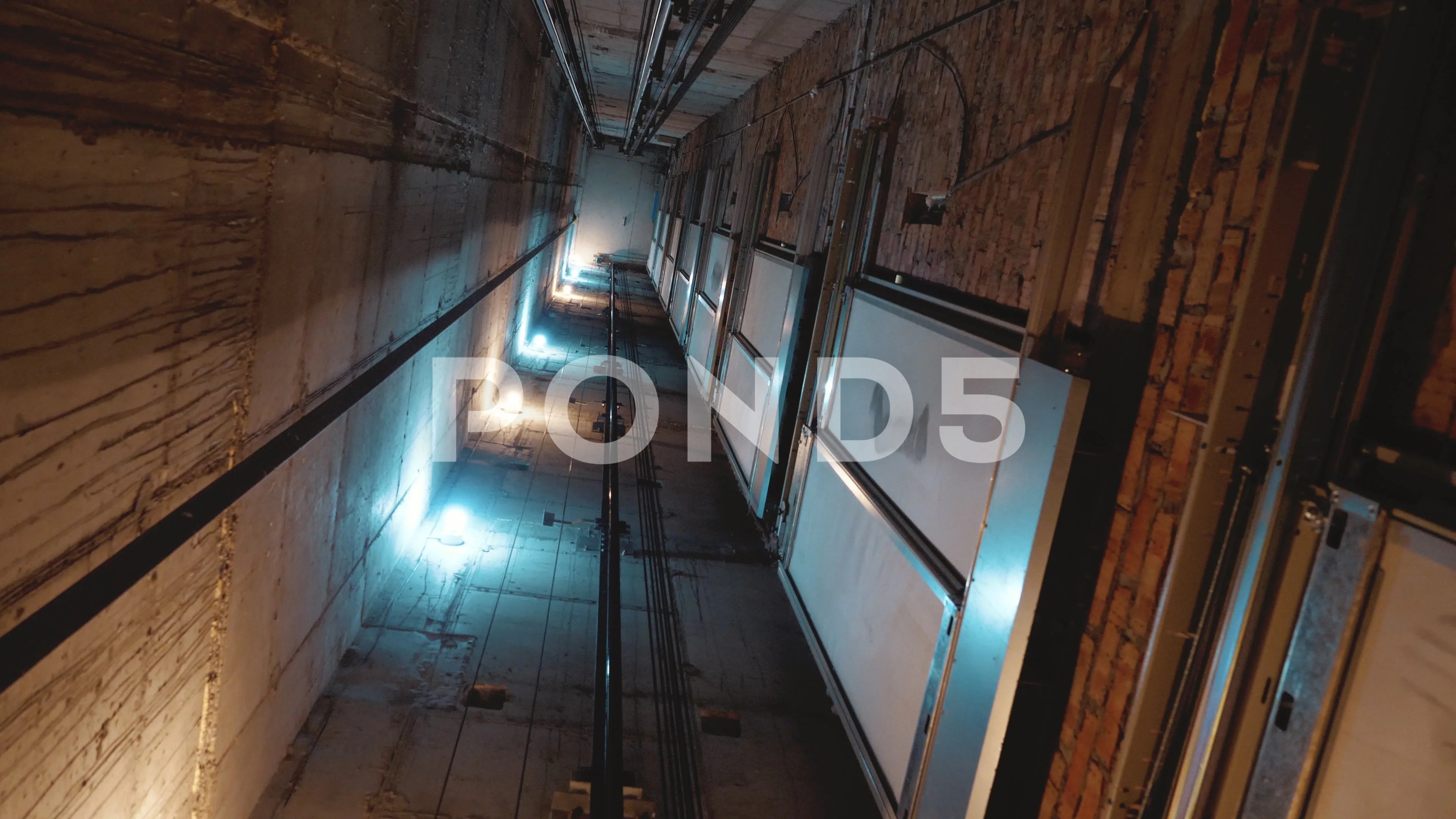 Inside Elevator Shaft