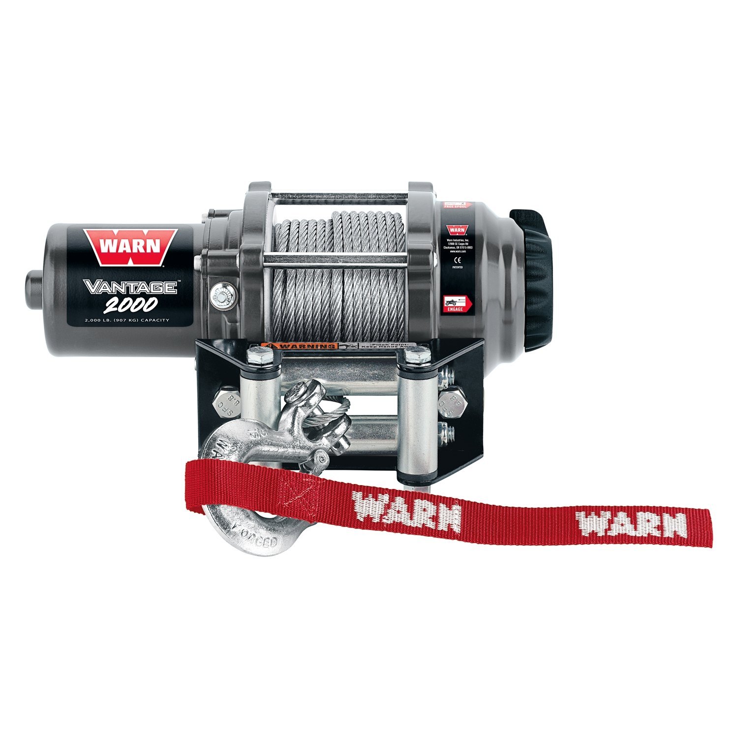 Warn® 89020 Vantage 2,000 lbs Winch with Wire Rope