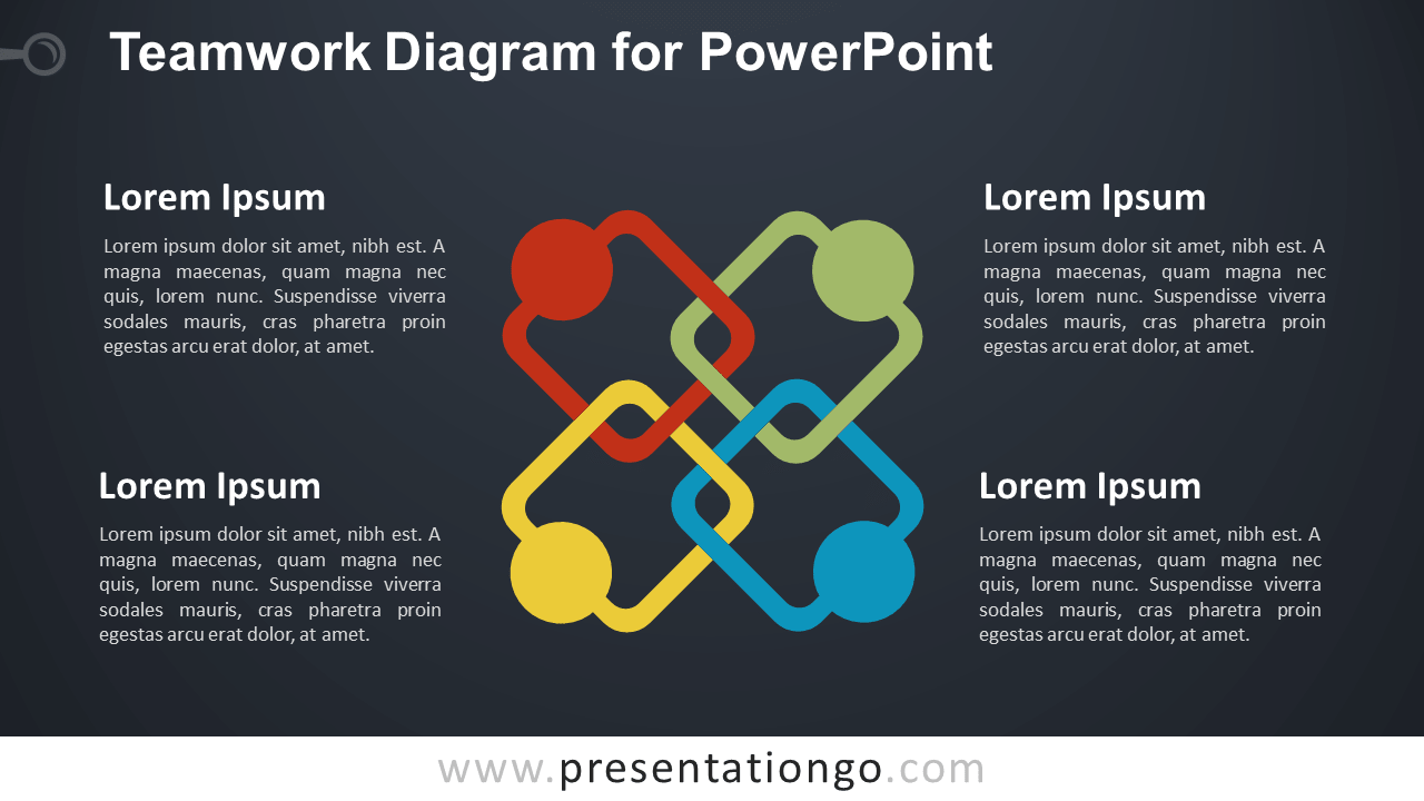 Teamwork Diagram for PowerPoint