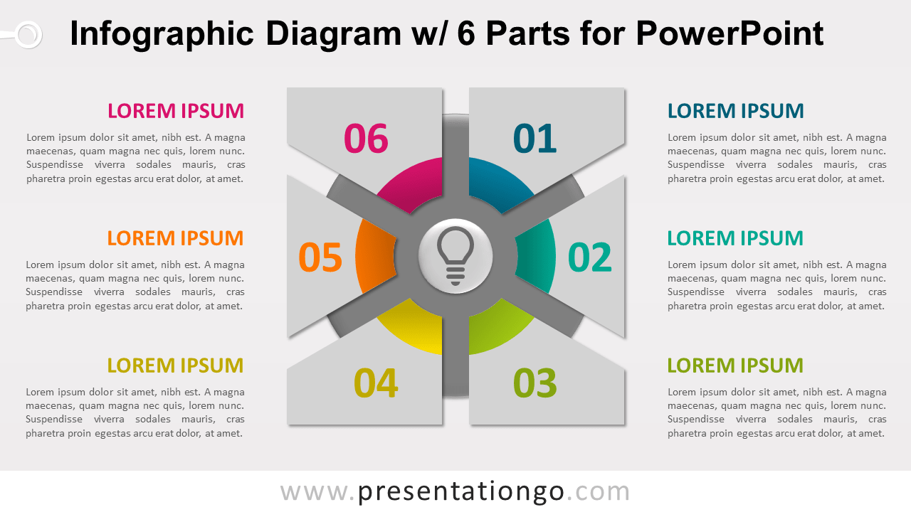 5 Part Table Diagram For Powerpoint Presentationgo Co - vrogue.co