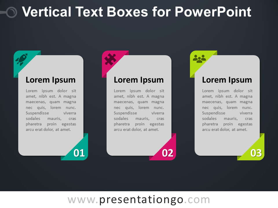 Vertical Text Boxes for PowerPoint