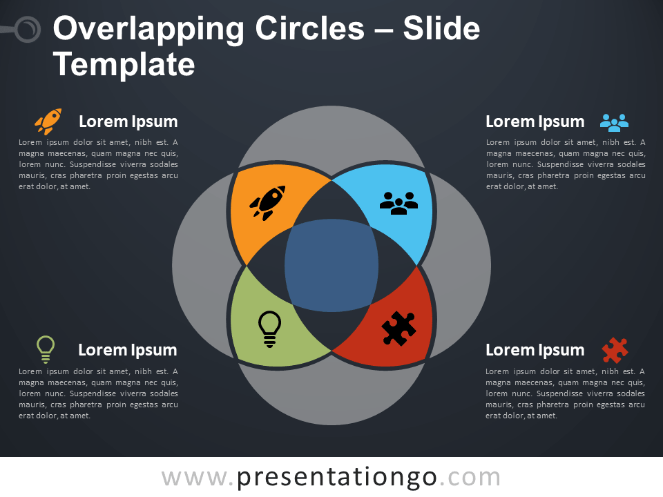 Overlapping Circles for PowerPoint and Google Slides