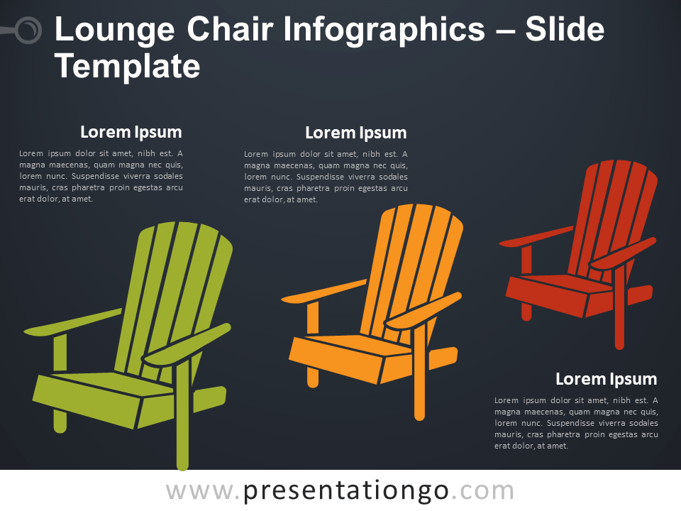Lounge Chair Infographics for PowerPoint and Google Slides
