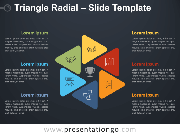 Triangle Radial for PowerPoint and Google Slides