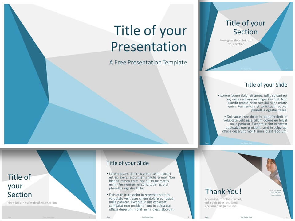 Free Light Blue Google Slides and PowerPoint Templates