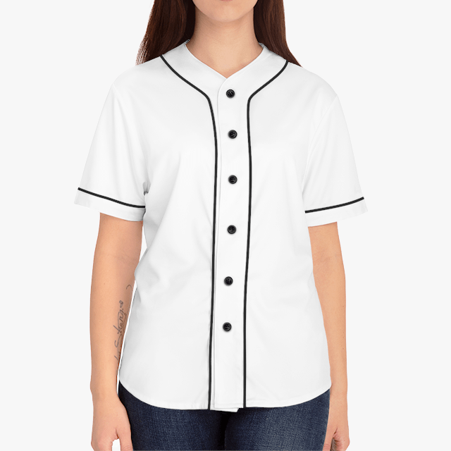 Baseball Jersey for Women CustomPrinted, Moisture Wicking, AOP