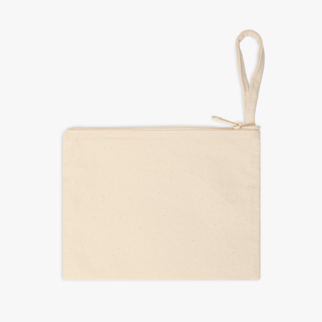 Personalized Cotton Zipper Pouch Printify