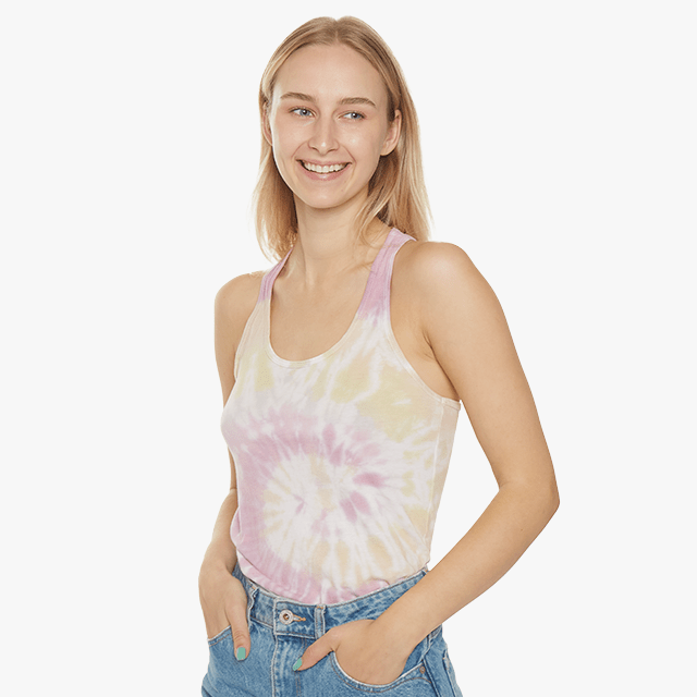 Personalized Tie Dye Tank Tops Printify