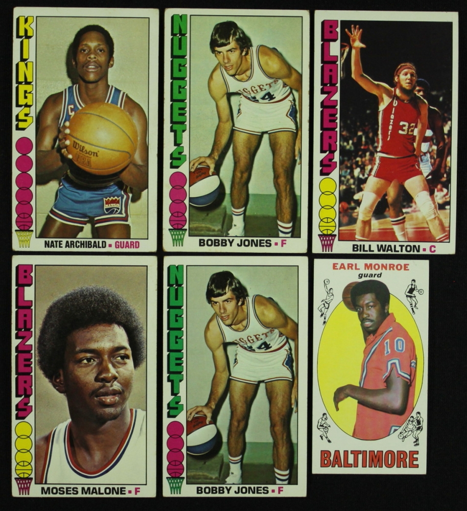 Lot of (32) Vintage 1970s & 1980s Basketball Cards with Michael Jordan