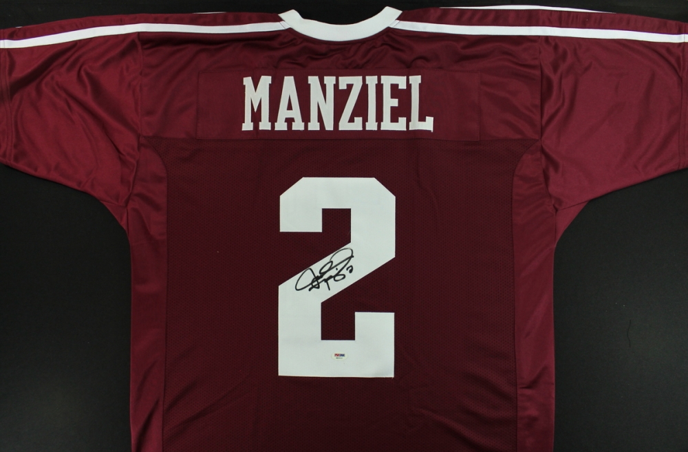Johnny Manziel Signed Texas A&M Jersey (PSA COA) Pristine Auction