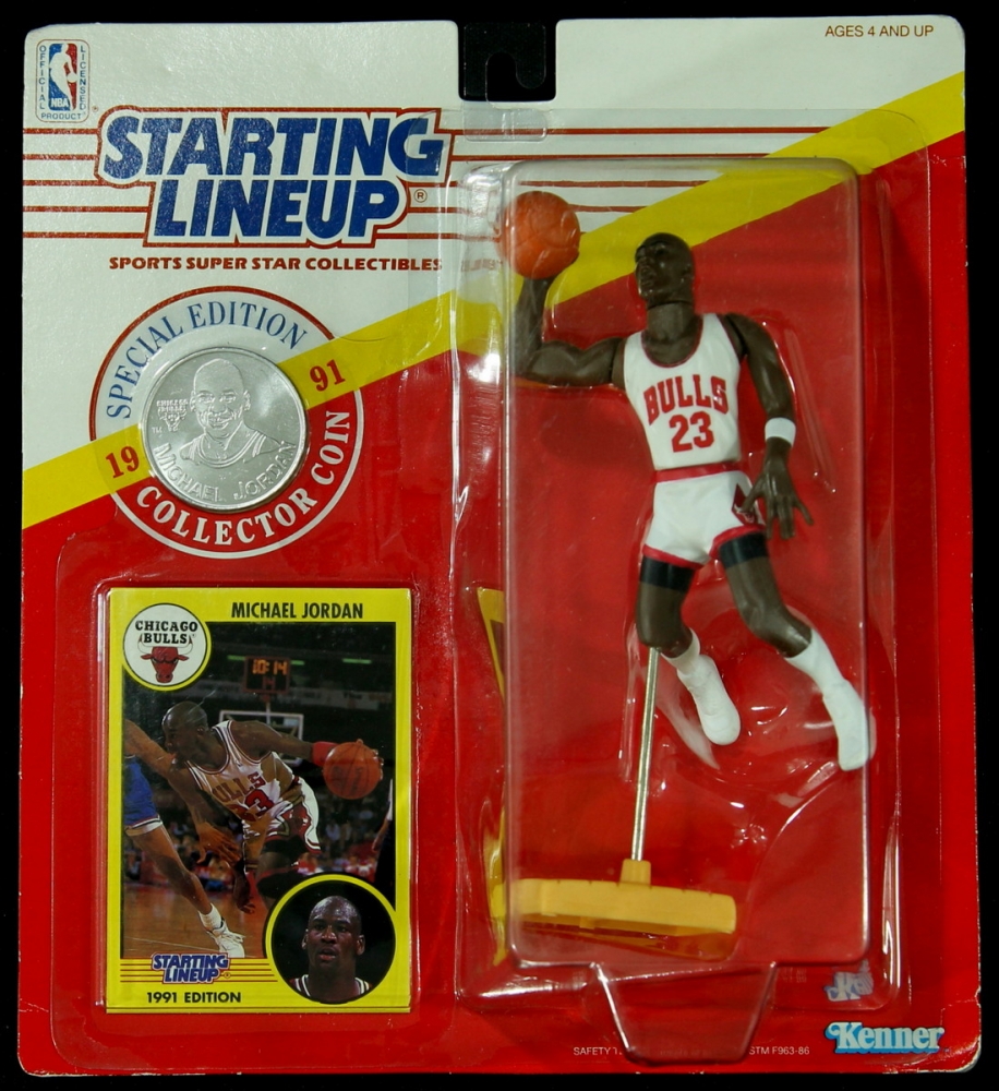 Michael Jordan Bulls 1991 Starting Lineup Figure (Unopened) Pristine Auction