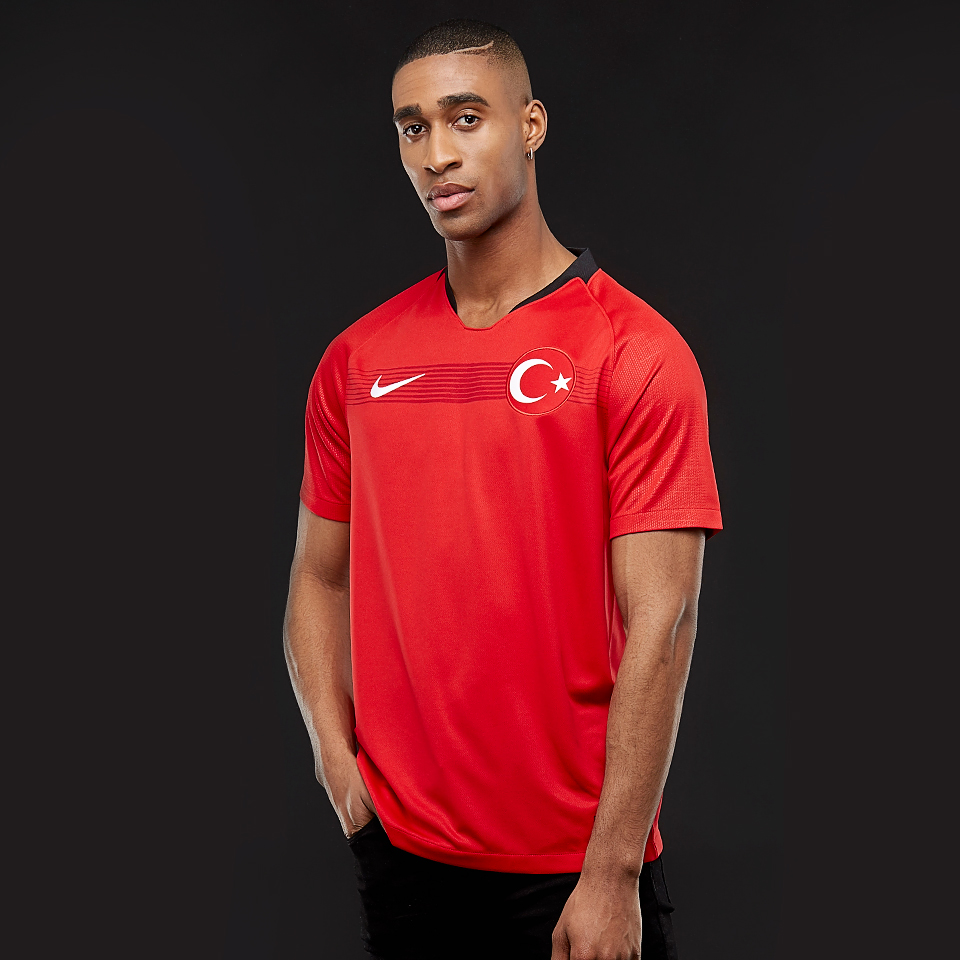 Nike Turkey 2018 Stadium Home SS Jersey University Red/Black/White
