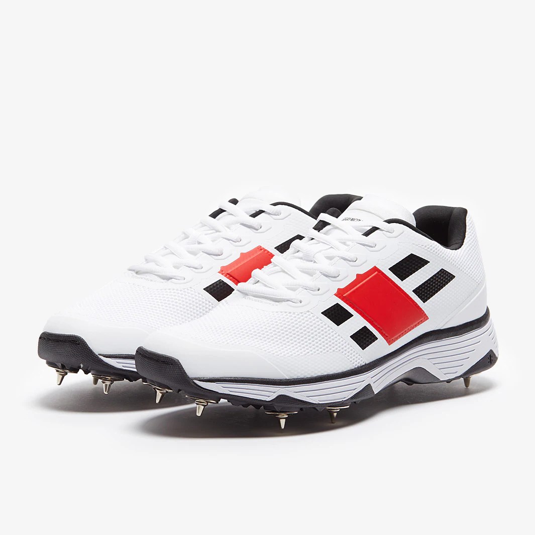 GrayNicolls Players 2.0 Cricket Shoe White/Red/Black Mens Shoes
