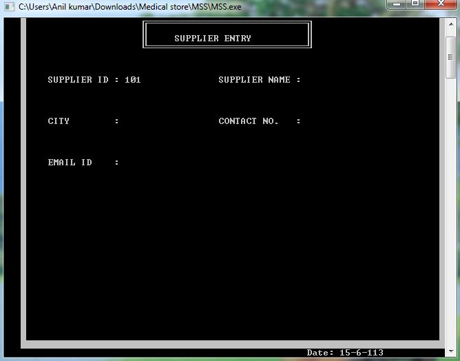 Medical shop management system project in c++