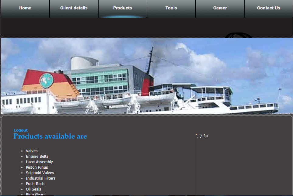 Cargo Management Portal PHP Project ProjectsGeek
