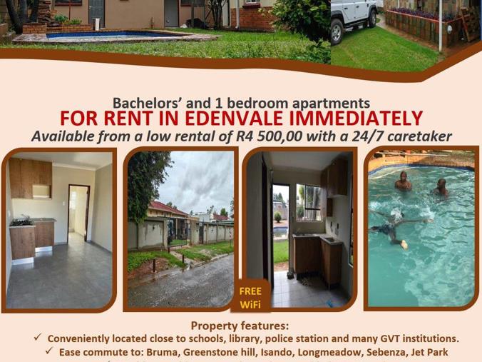 1 Bedroom Townhouse to Rent in Edendale