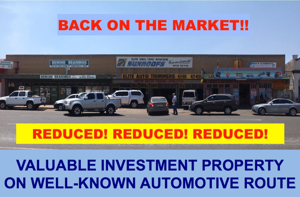 Commercial property for sale in Benoni Central 12 Ampthill Avenue