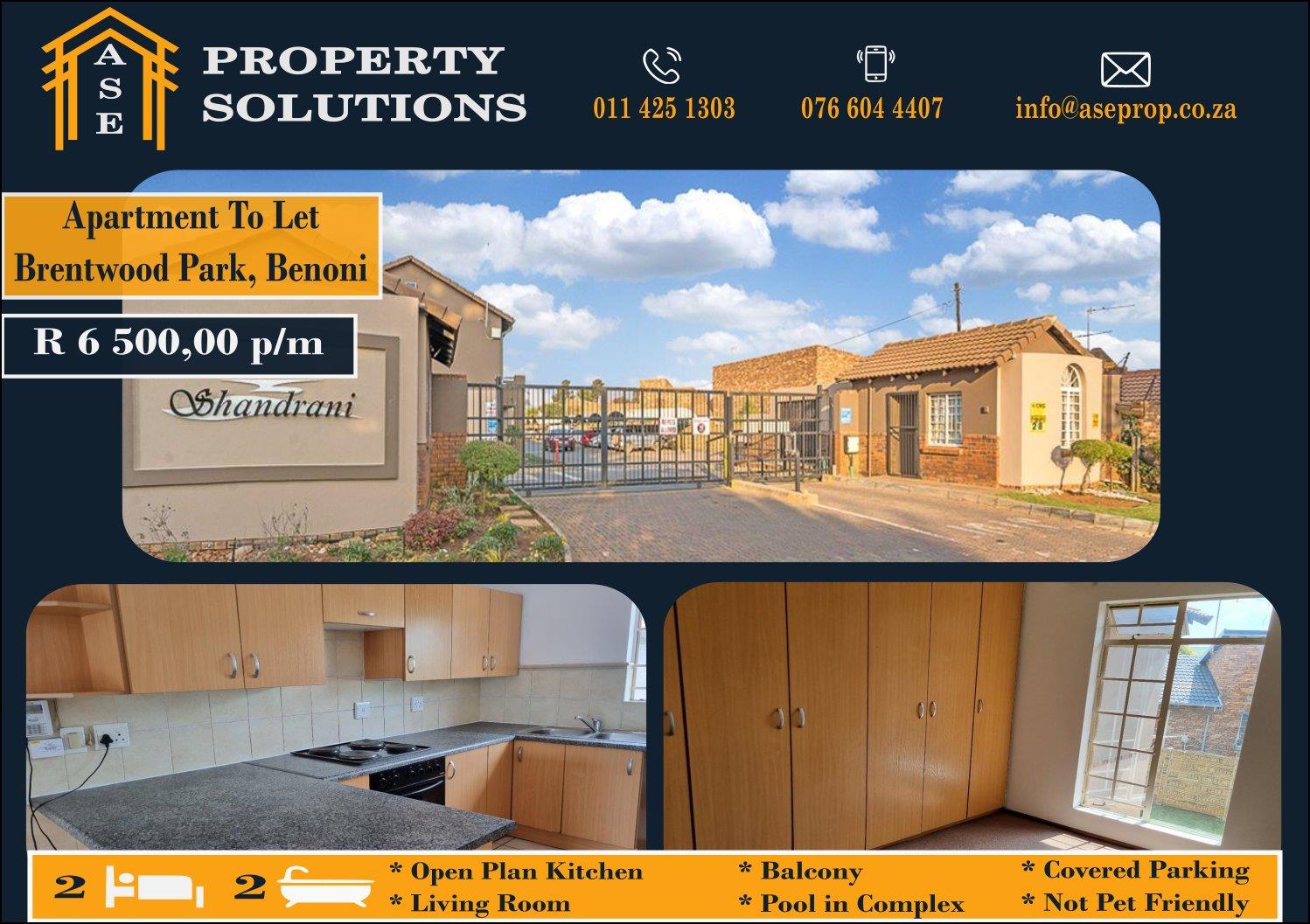 2 Bedroom Apartment / flat to rent in Brentwood Park P24114363191