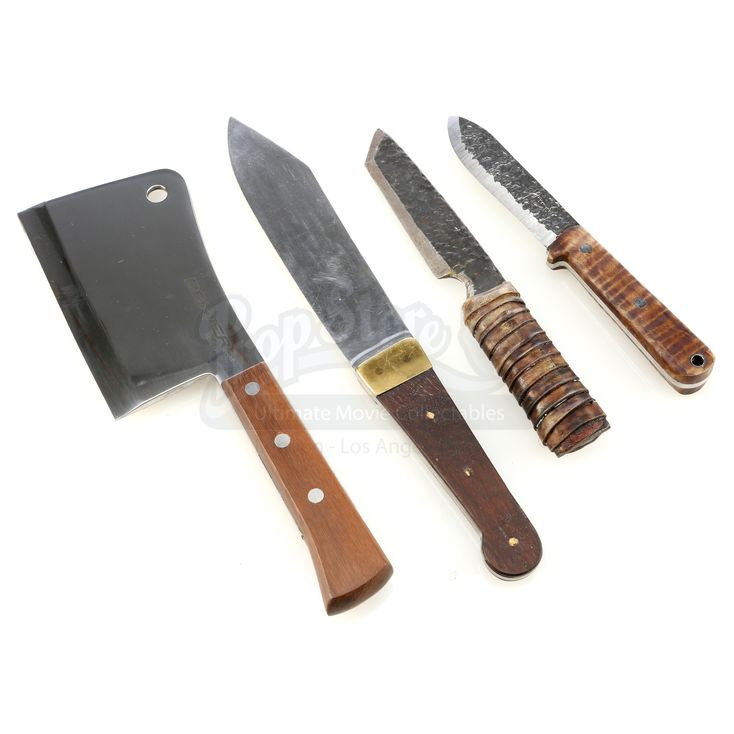 Four John Wicks Antique Fight Assorted Knives JOHN WICK CHAPTER 3