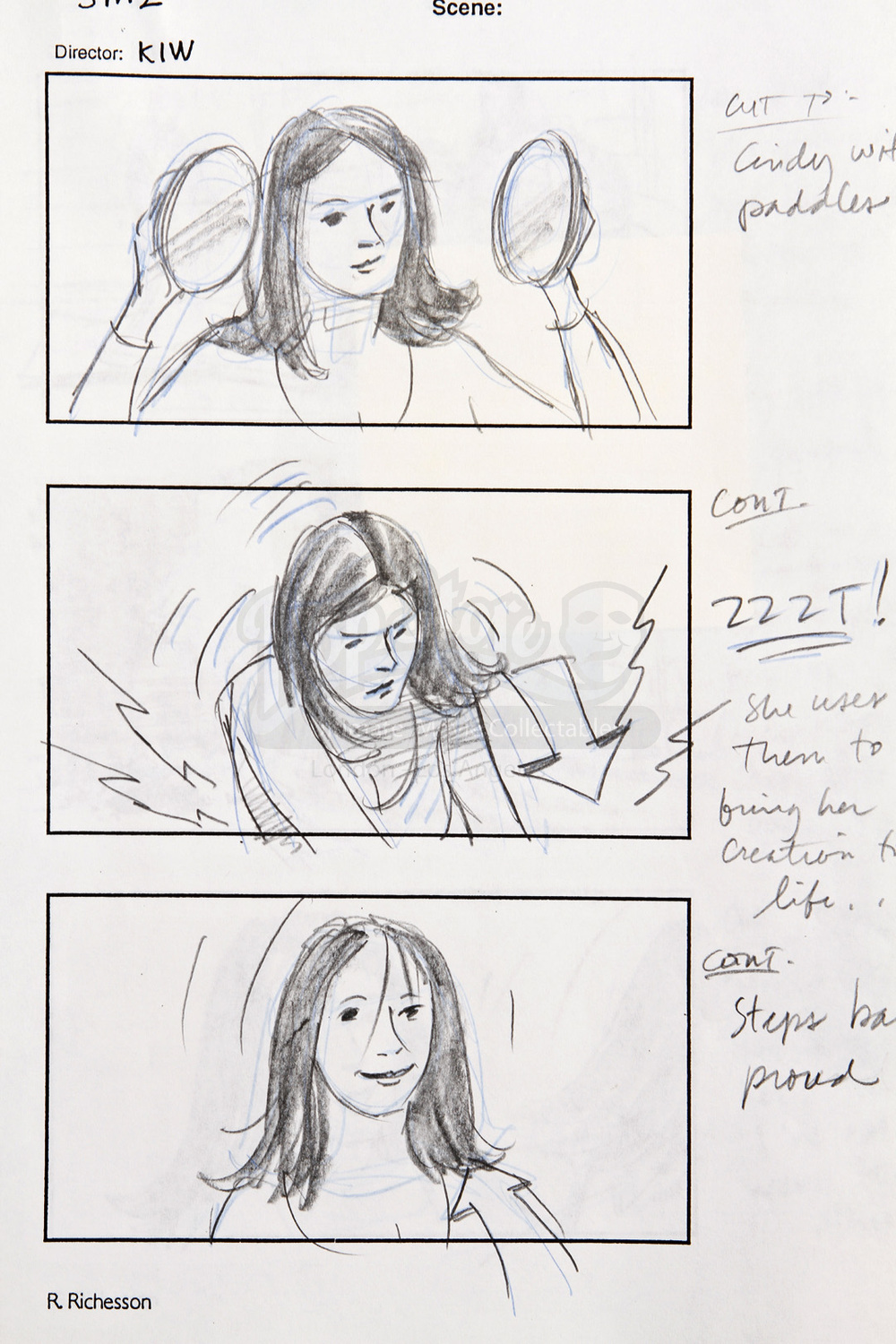 Original Hand Drawn Production Storyboards 008 Prop Store Ultimate