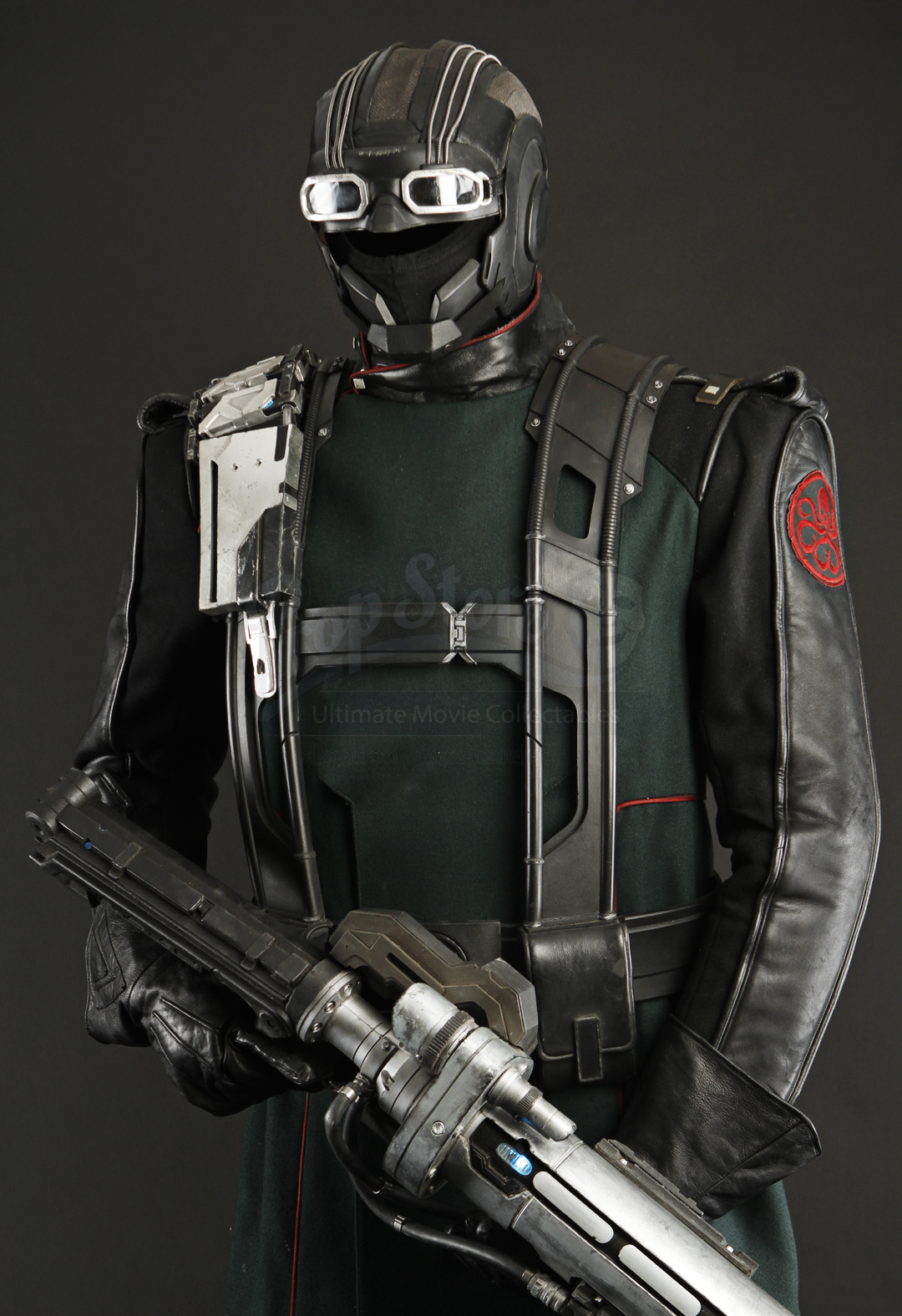 Full Hydra Soldier Display and Rifle Prop Store Ultimate Movie