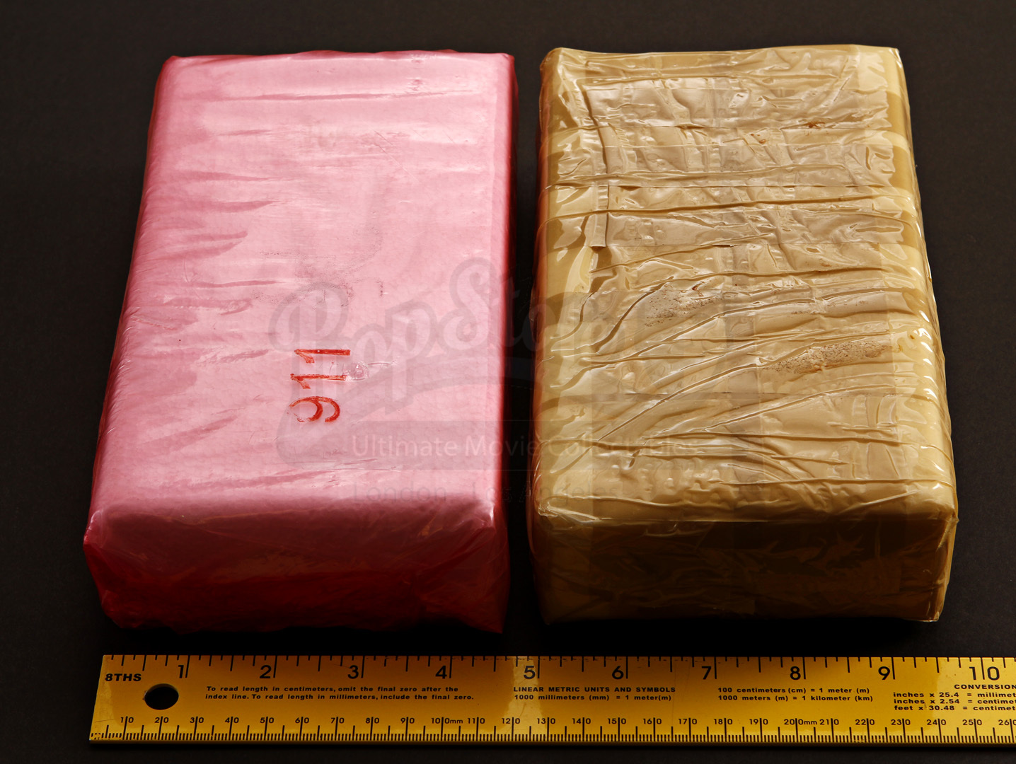 Pair of Prop Cocaine Bricks Prop Store Ultimate Movie Collectables