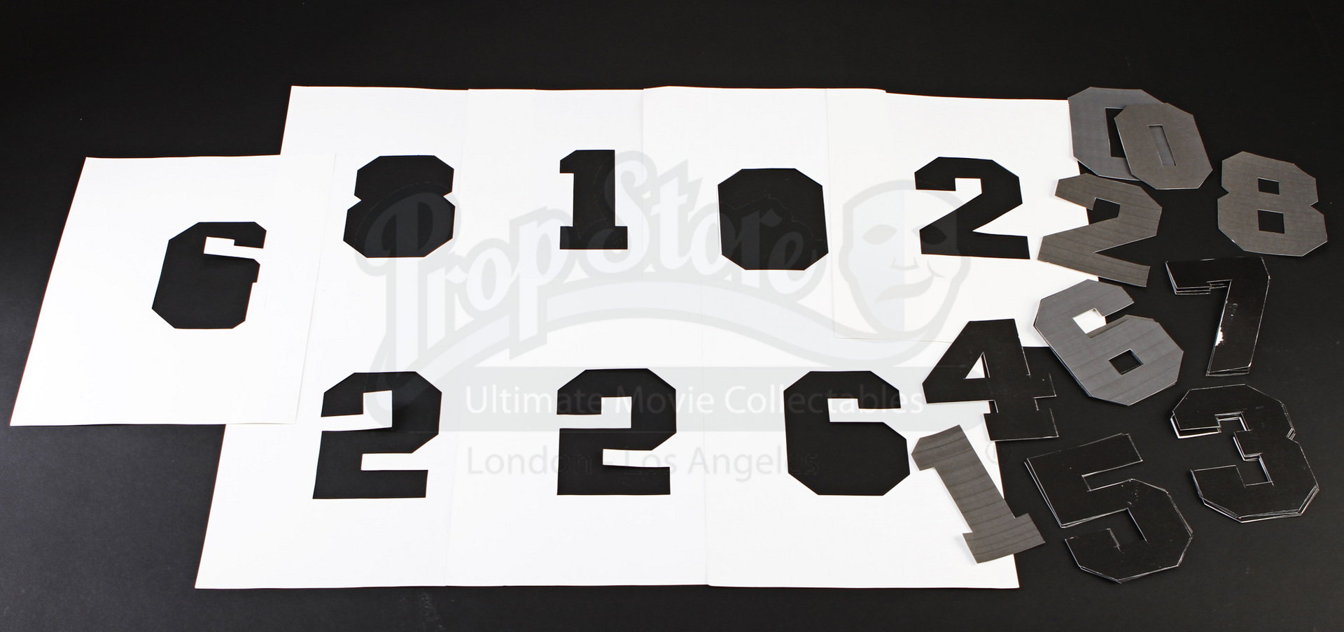 Collection of Stencils Prop Store Ultimate Movie Collectables