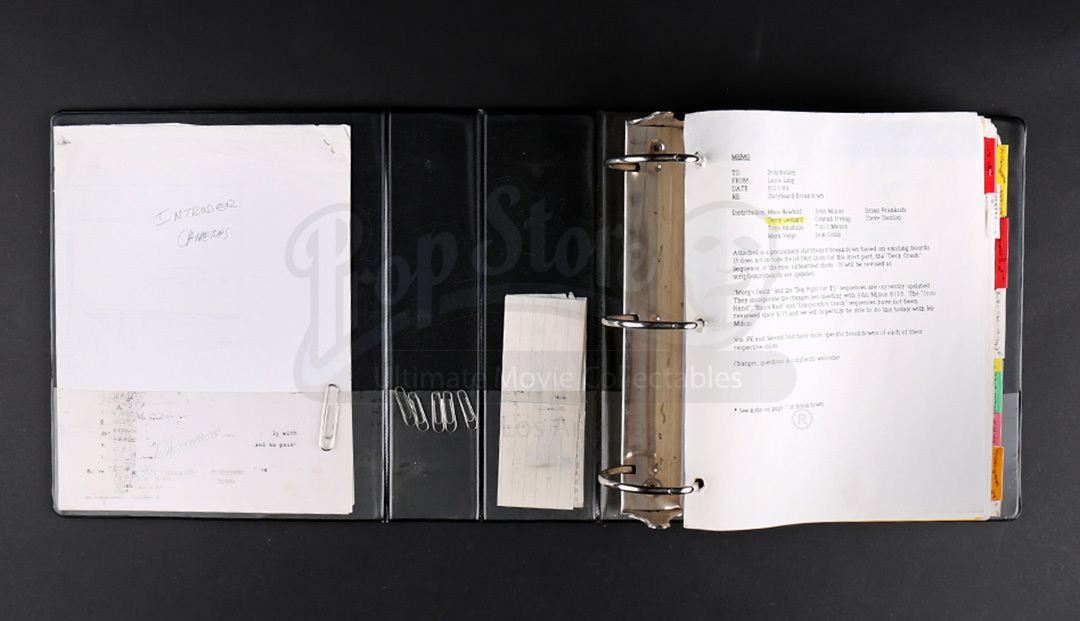 Production Binder Prop Store Ultimate Movie Collectables