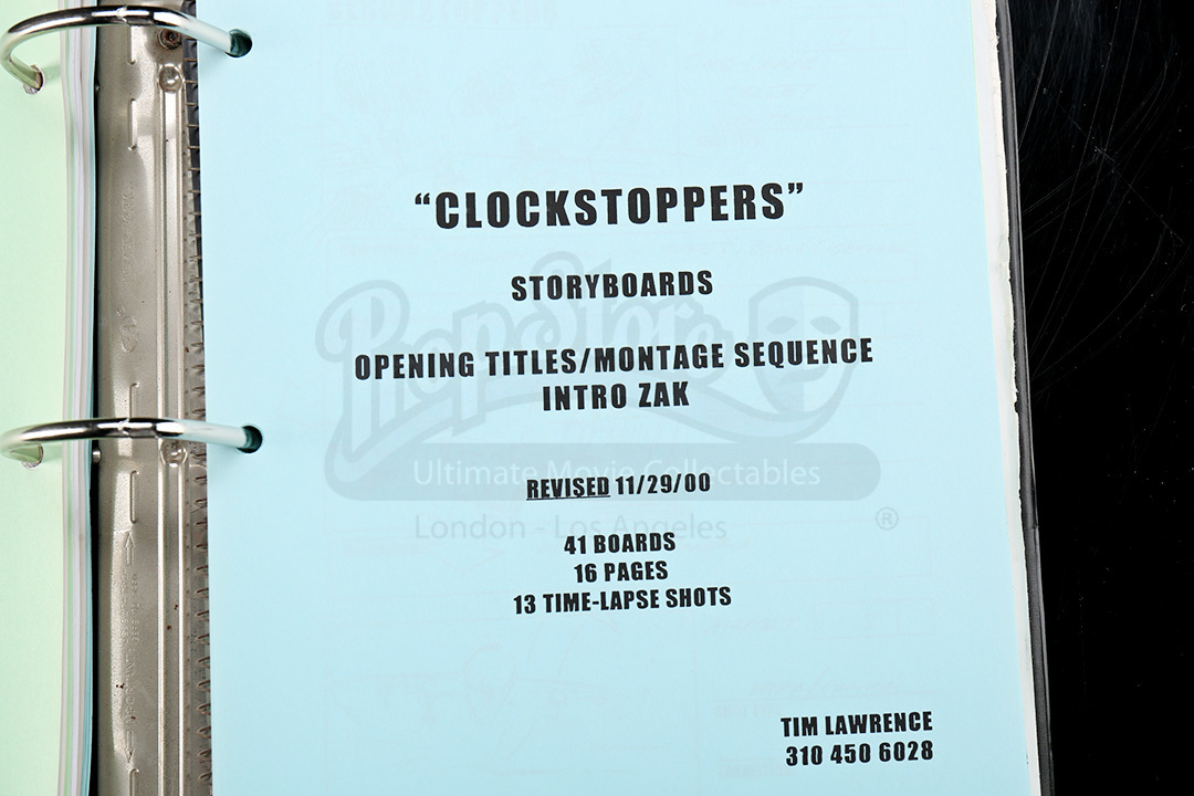 Production Binder Prop Store Ultimate Movie Collectables