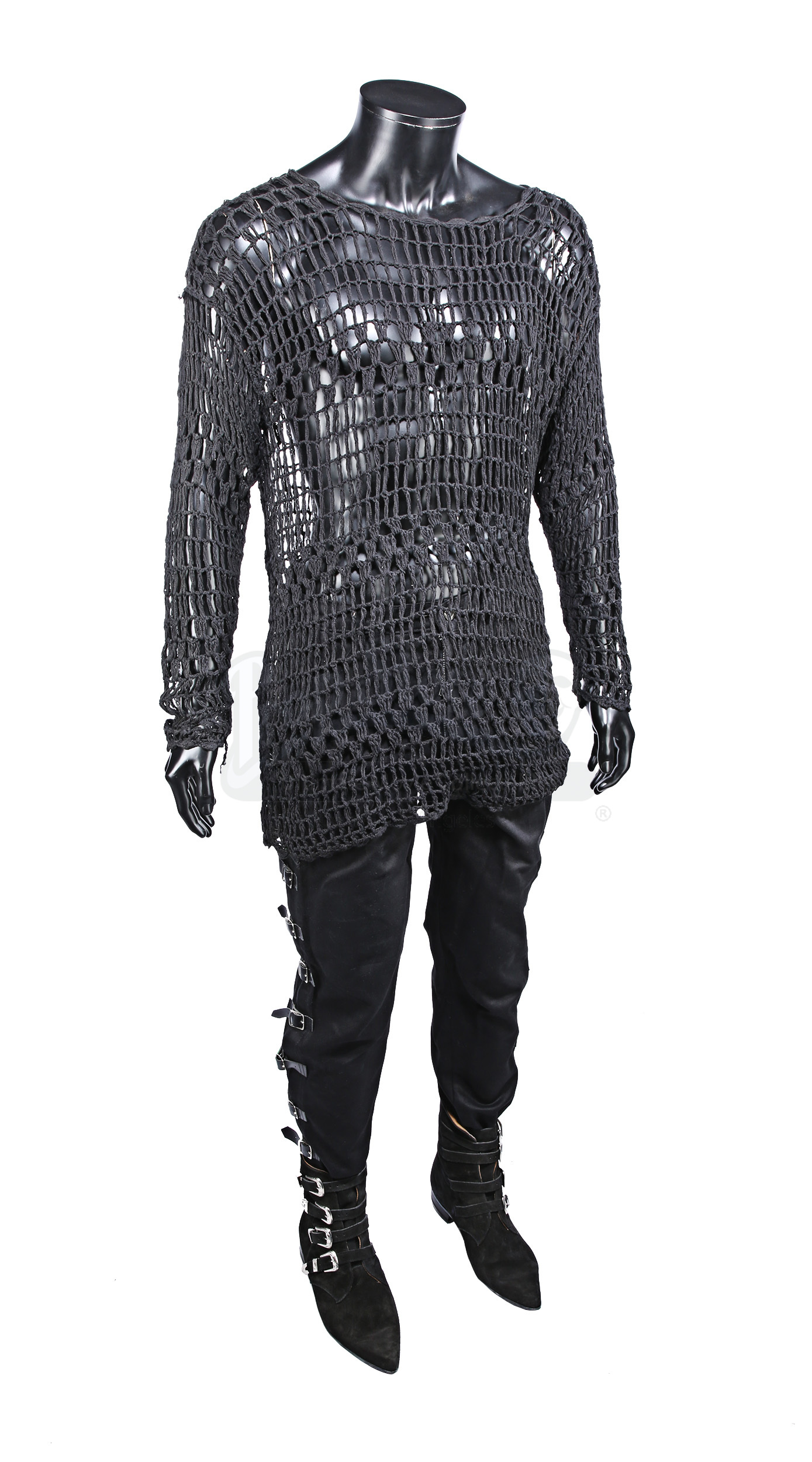 Ali G (Sacha Baron Cohen) Black Goth Costume Prop Store Ultimate