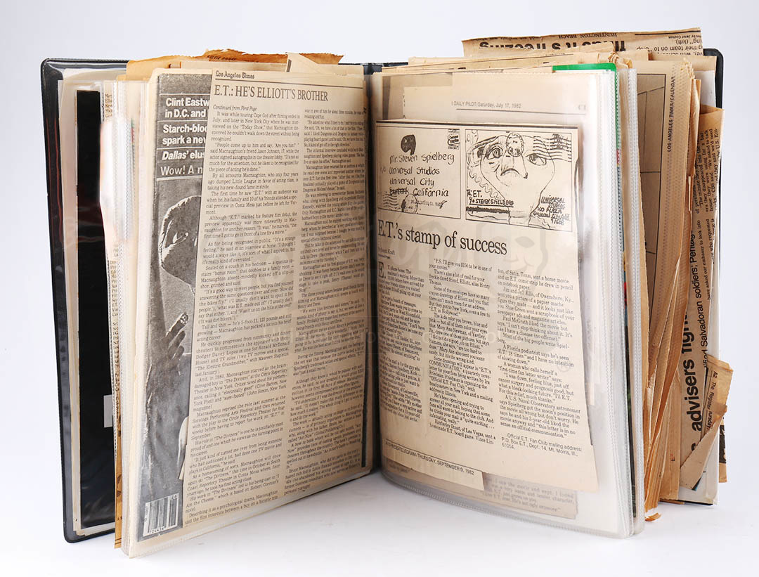 Newspaper Clipping Scrapbook Prop Store Ultimate Movie Collectables