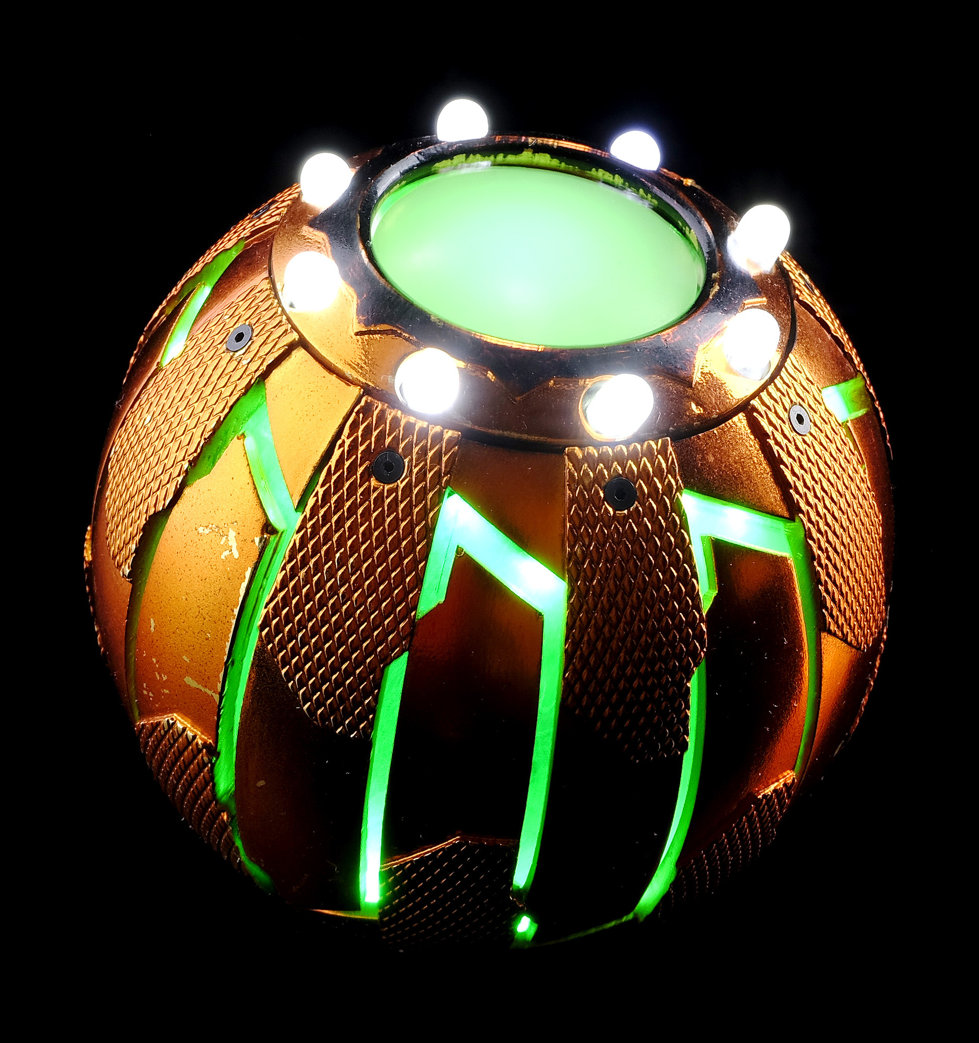 Lot 321 SpiderMan (2002) LightUp Pumpkin Bomb