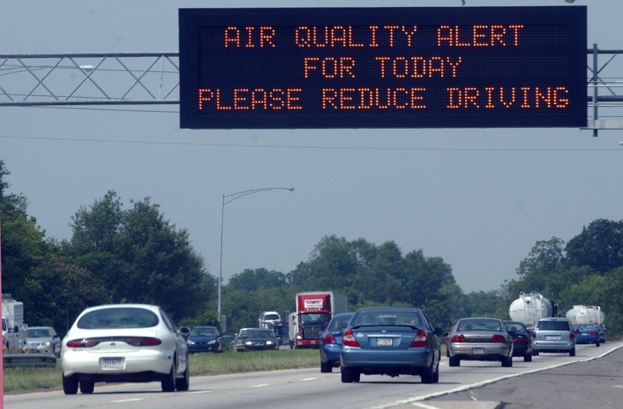 Hot temperatures provoked air pollution alert in Maine over the weekend