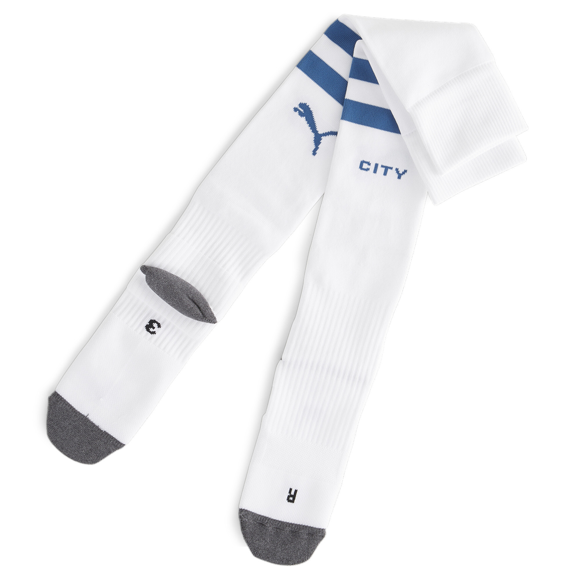 Manchester City Striped Football Socks Socks PUMA