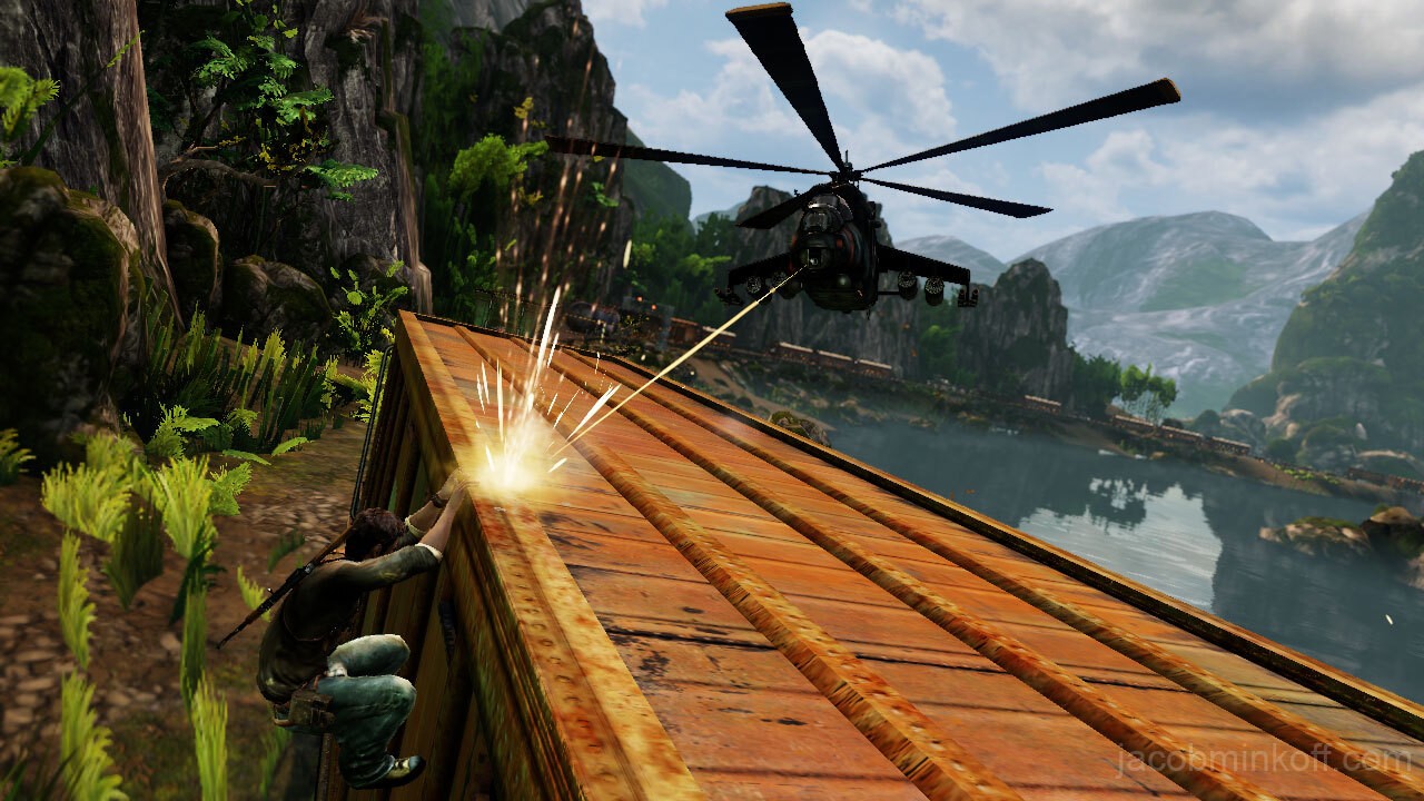 Uncharted 2's Iconic Train Stage Explained Push Square