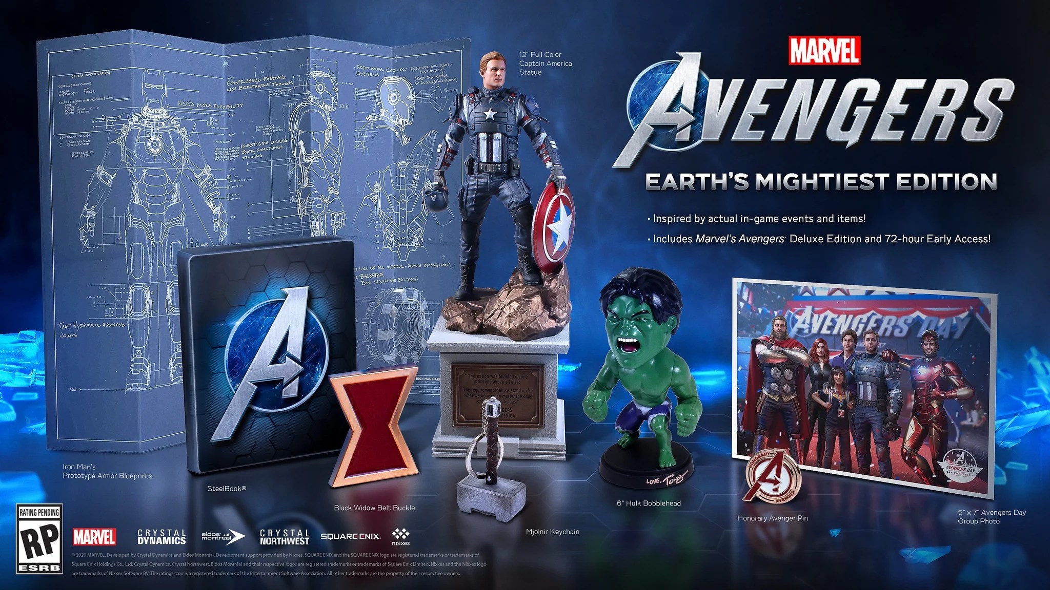 Various Marvel's Avengers PS4 Editions Detailed, 72Hour Early Access